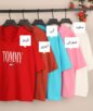 تیشرت  باکسی کلاهدار TOMMY