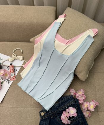 تاپ پنبه کبریتی برفین