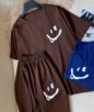 ست قواره دار تیشرت لانگ و شلوارک لبخند  :)
