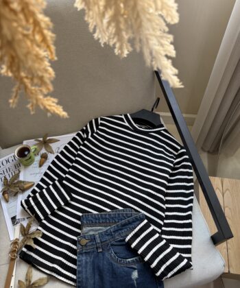 بلوز خطدار ترانه